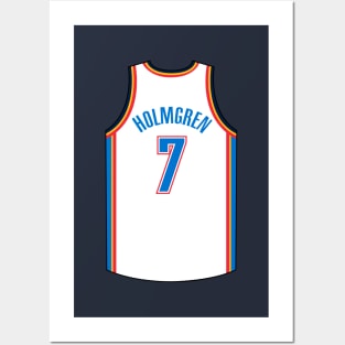 Chet Holmgren Oklahoma City Jersey Qiangy Posters and Art